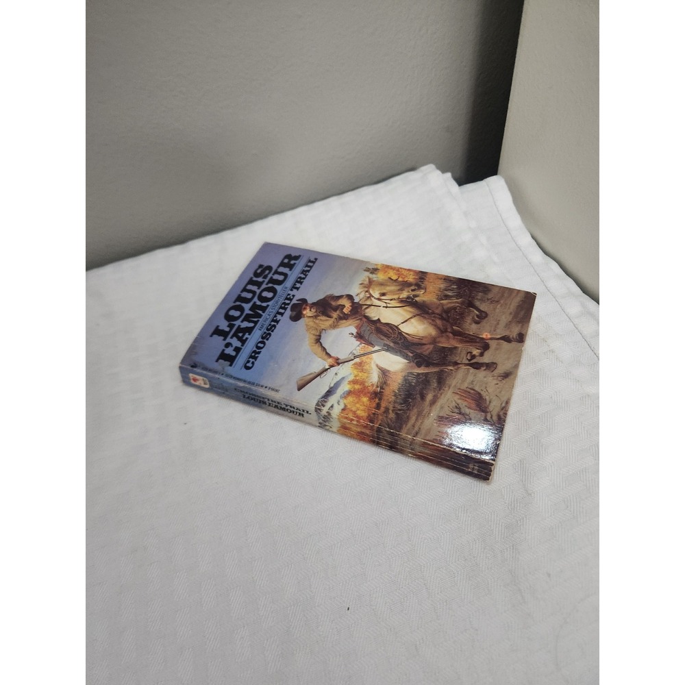 Louis L'Amour Crossfire Trail Western Fiction Bantam Paperback Book